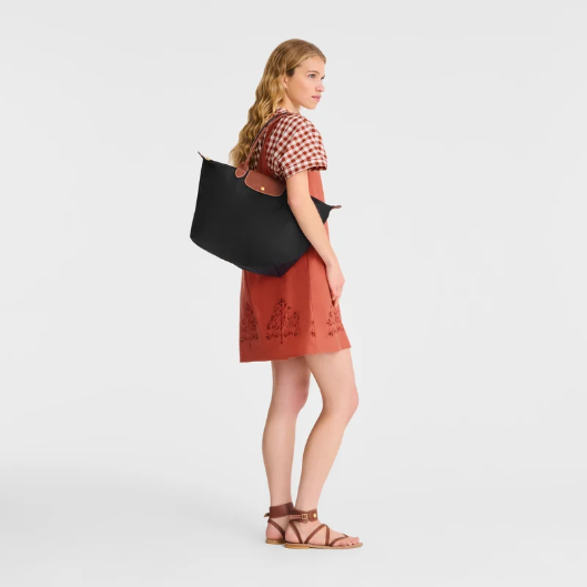 Longchamp Le Pliage Large Tote Bag for Women Extra Capacity – Black