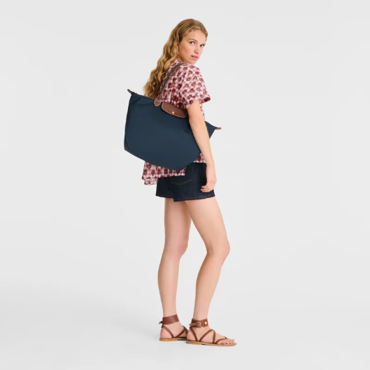Longchamp Le Pliage Large Tote Bag for Women Extra Capacity – Navy