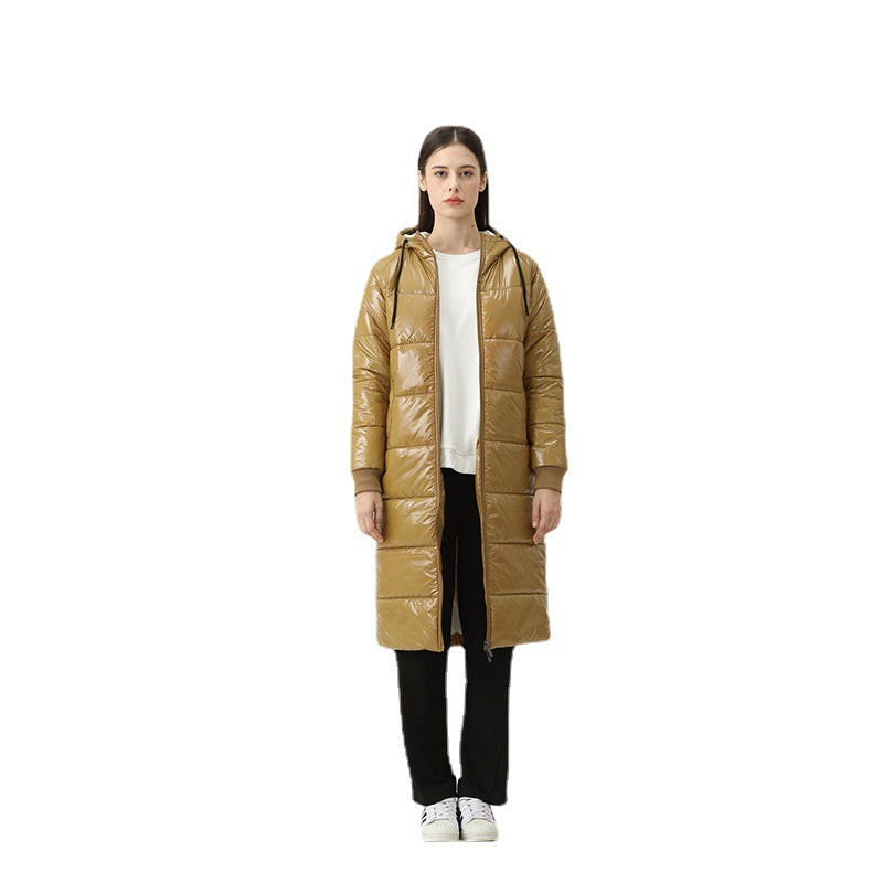 Caught Couture - Glimmer Women's Long Puffer - Detail View 4