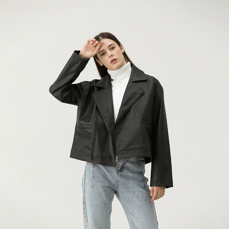 Caught Couture - Nova Women's Faux Leather Jacket - Detail View 4