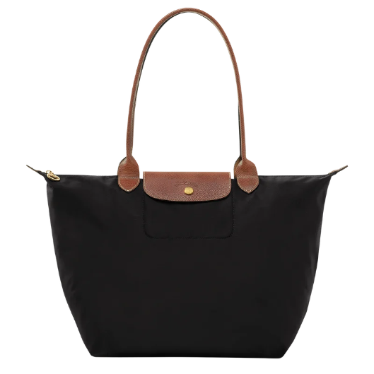 Longchamp Le Pliage Original Large Shoulder Tote Bag – Black