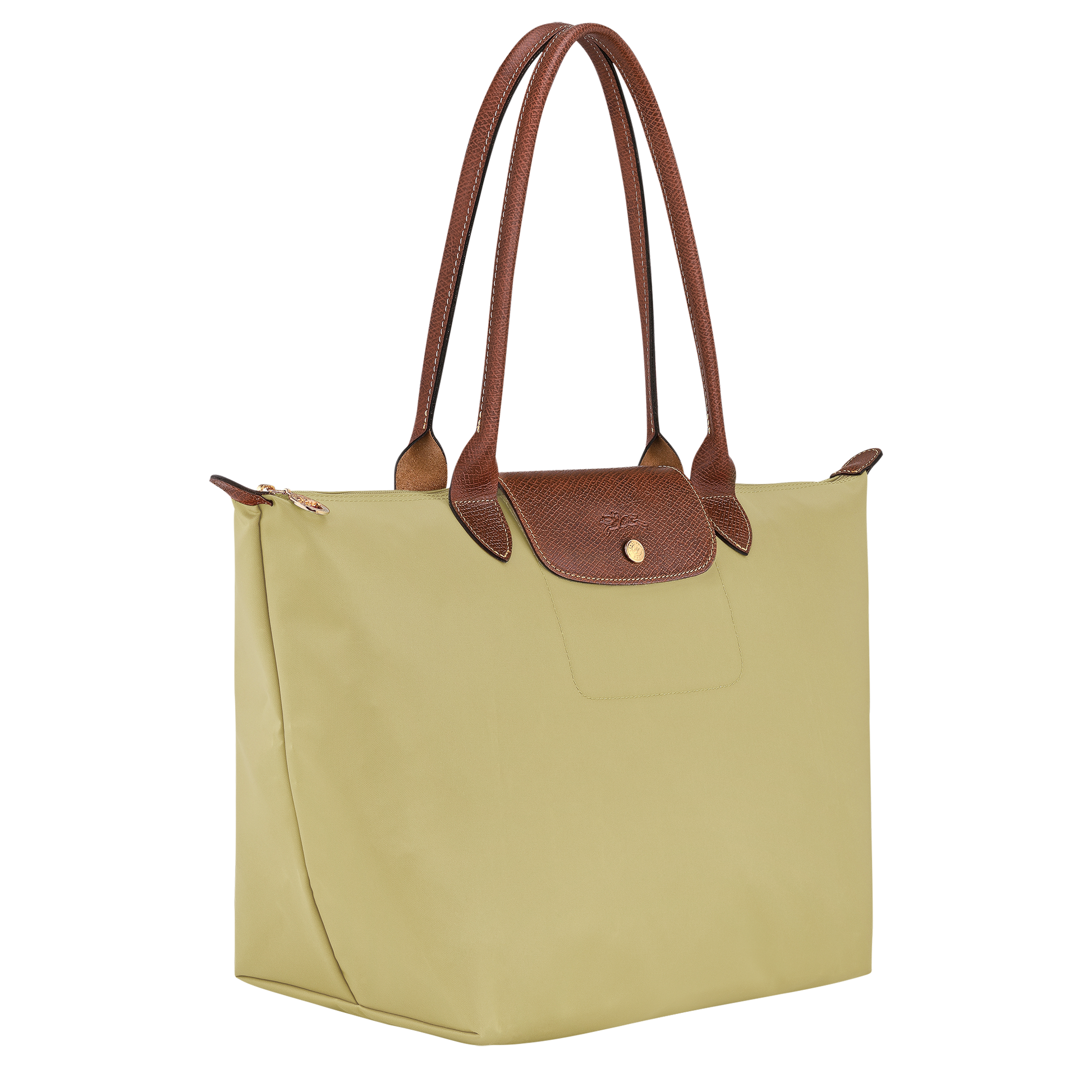 Longchamp Le Pliage Original Large Tote Bag Pistachio Recycled Canvas – Back View