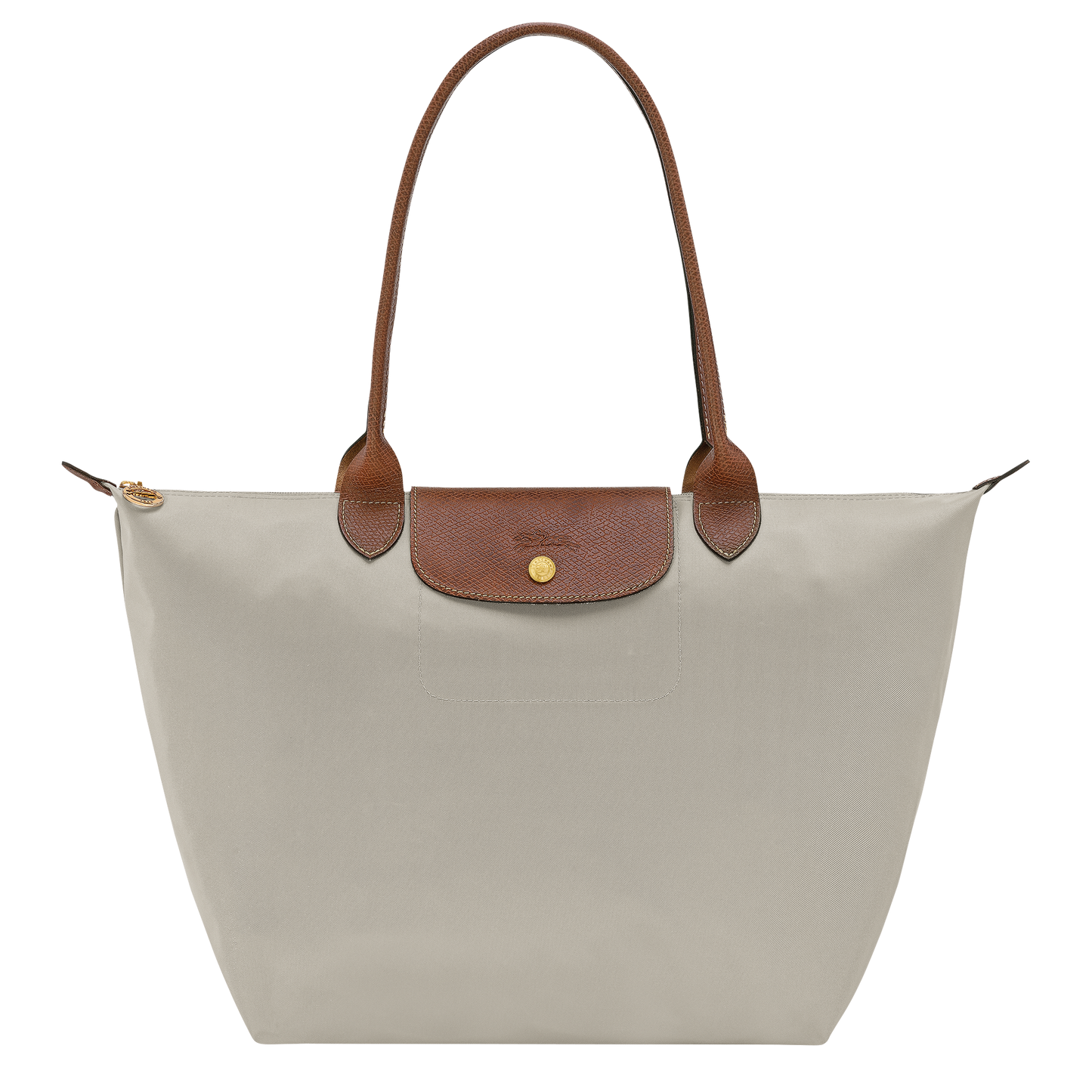 Longchamp Le Pliage Original Large Tote Bag Pebble – Front View