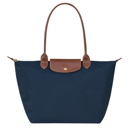 Longchamp Le Pliage Original Large Tote Bag Navy – Front View