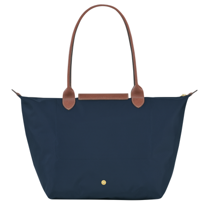 Longchamp Le Pliage Original Large Tote Bag Navy – Interior Lining & Pocket