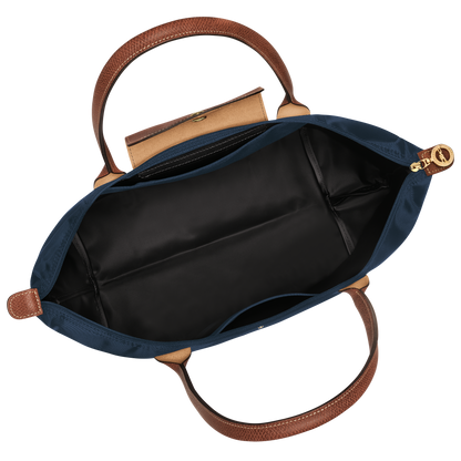 Longchamp Le Pliage Original Large Tote Bag Navy – Hardware & Strap Detail