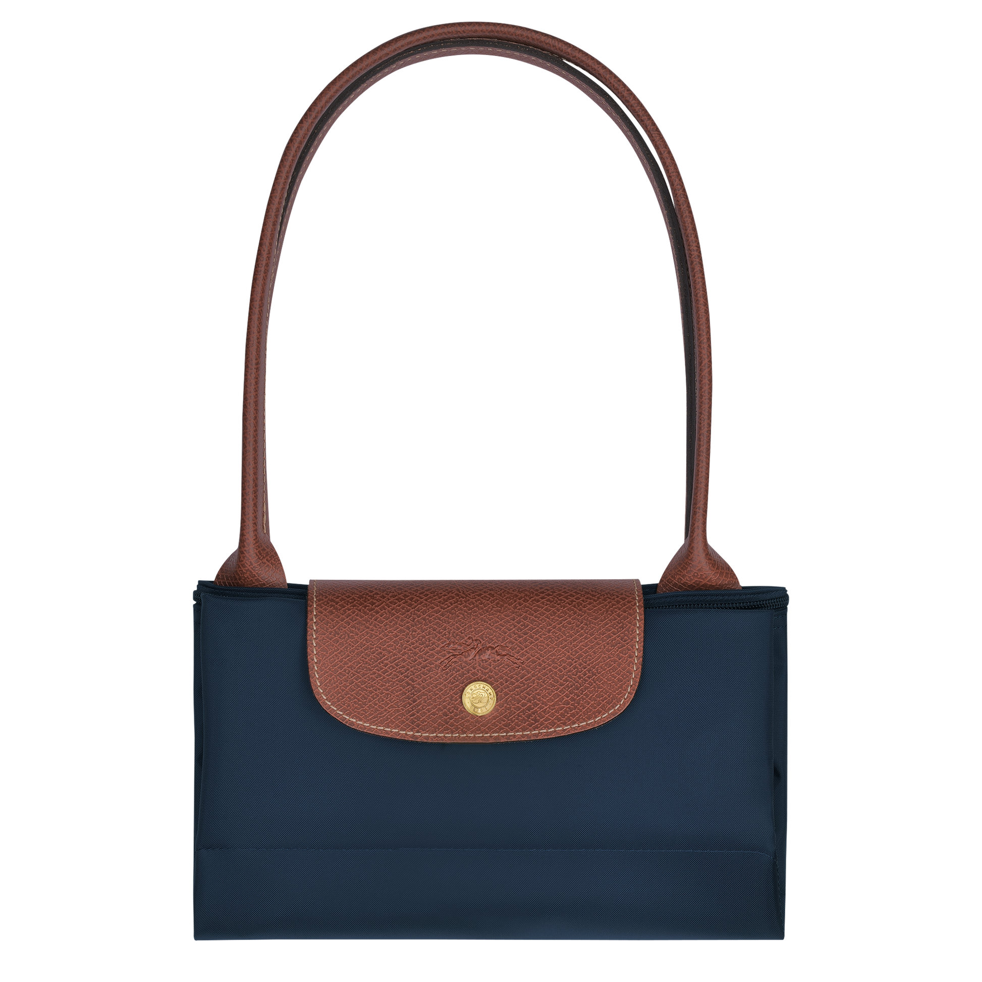 Longchamp Le Pliage Original Large Tote Bag Navy – Lifestyle Carry Shot