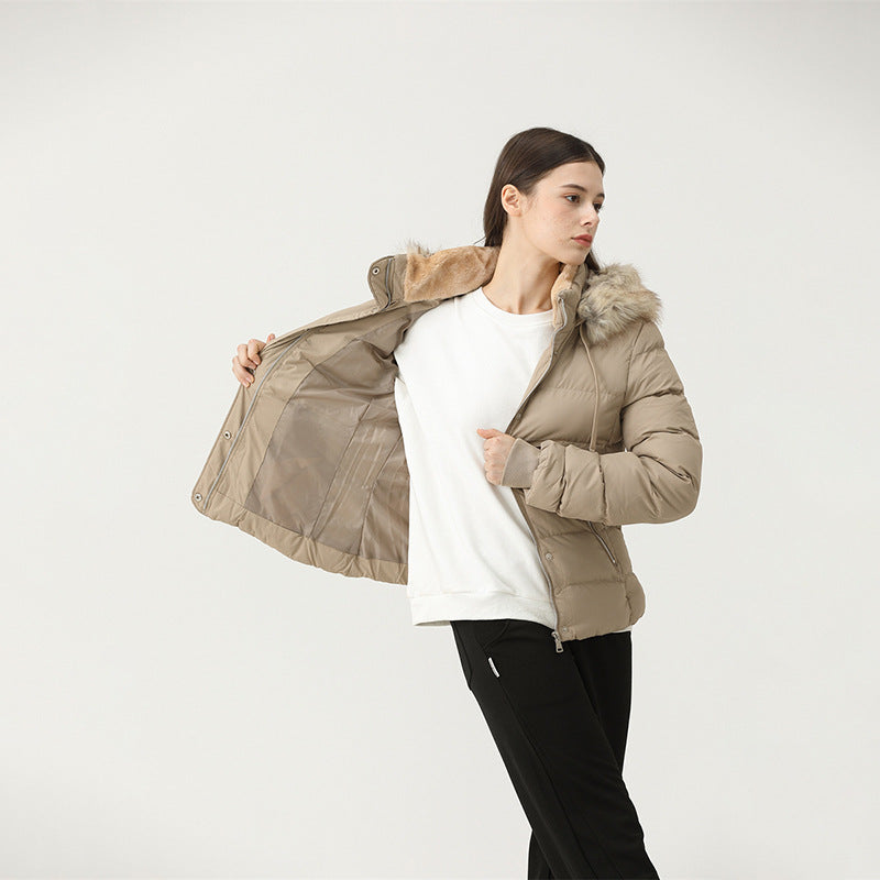 Caught Couture - Alpine Women's Fur Parka - Detail View 1