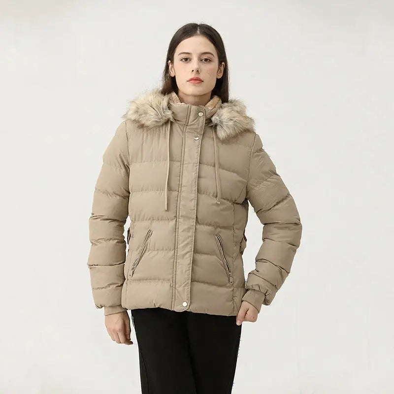 Caught Couture - Alpine Women's Fur Parka - Front View