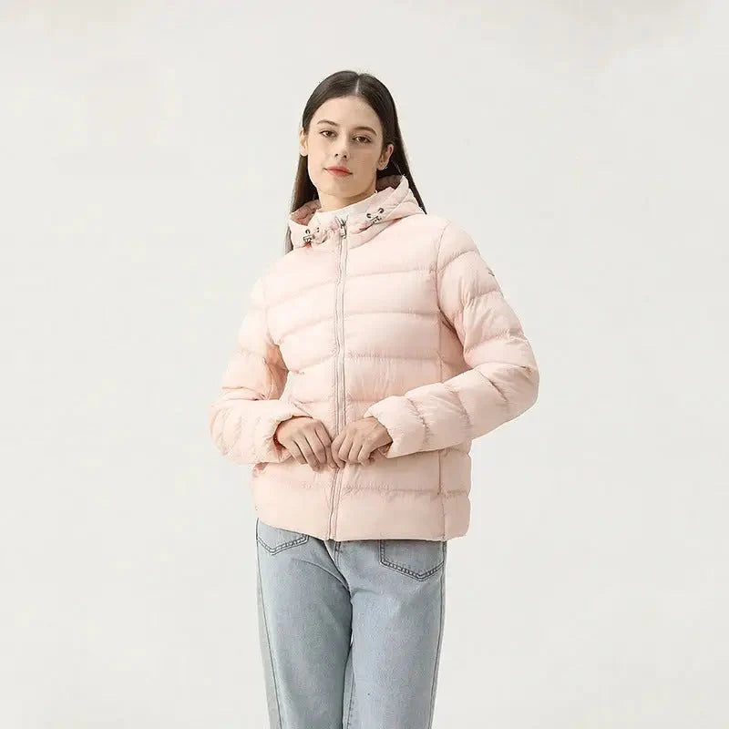 Caught Couture - Aura Women's Padded Coat - Front View