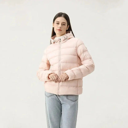 Caught Couture - Aura Women's Padded Coat - Front View