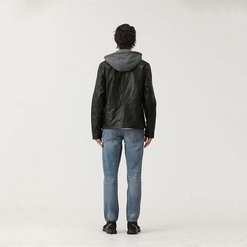 Caught Couture - Cruiser Men's Leather Jacket - Detail View 3