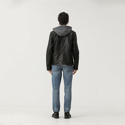 Caught Couture - Cruiser Men's Leather Jacket - Detail View 3