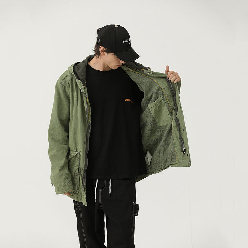 Caught Couture - Drift Men's Cotton Windbreaker - Detail View 1