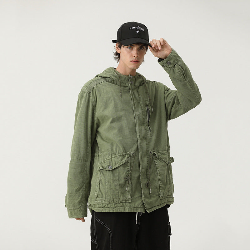 Caught Couture - Drift Men's Cotton Windbreaker - Detail View 2