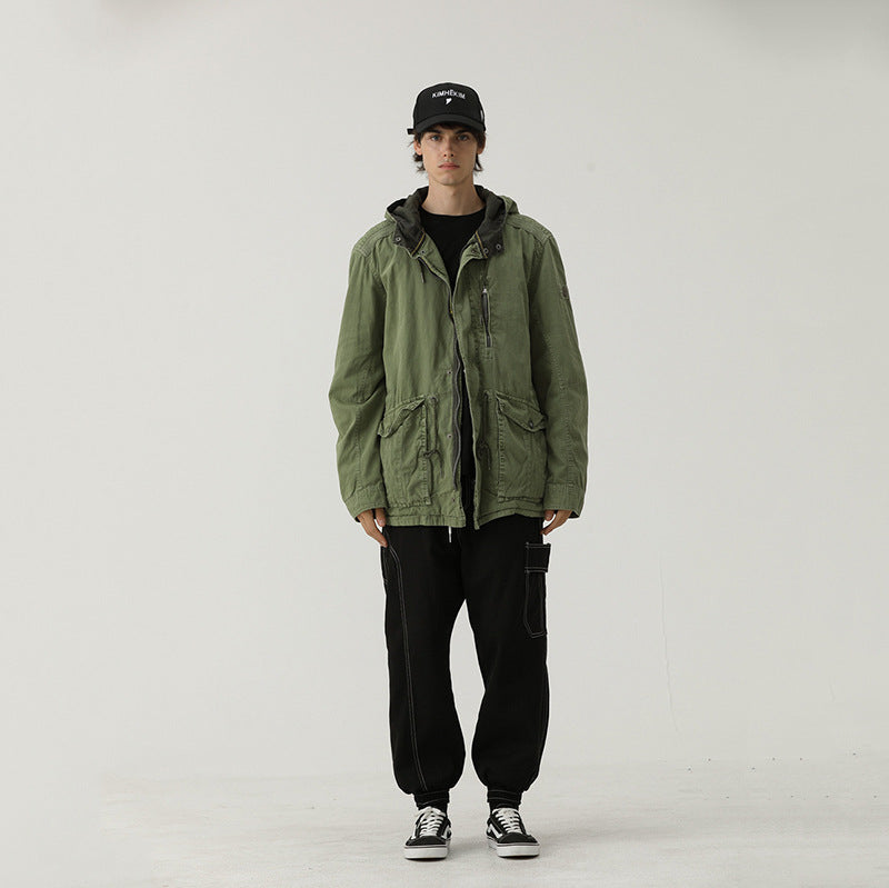 Caught Couture - Drift Men's Cotton Windbreaker - Detail View 3