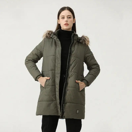 Caught Couture - Frost Men's Faux Fur Coat - Front View