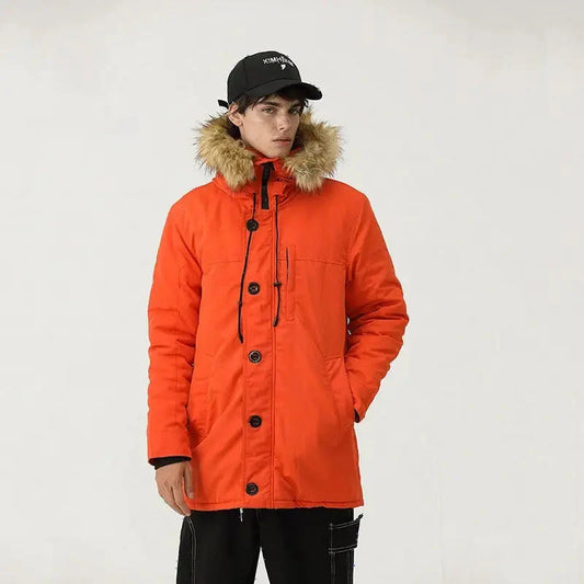 Caught Couture - Haven Men's Lined Jacket - Front View