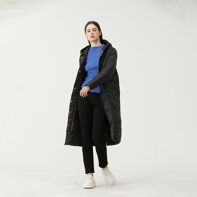 Caught Couture - Nimbus Women's Long Puffer - Detail View 2