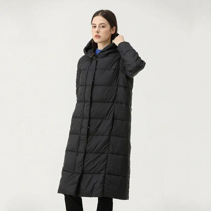 Caught Couture - Nimbus Women's Long Puffer - Front View