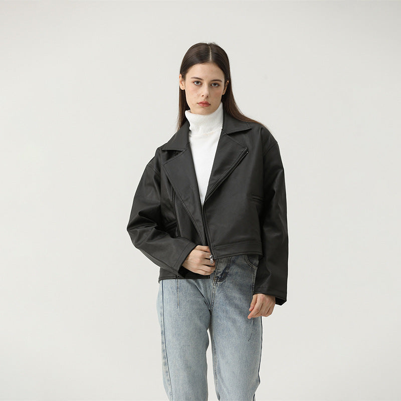 Caught Couture - Nova Women's Faux Leather Jacket - Detail View 1