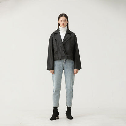 Caught Couture - Nova Women's Faux Leather Jacket - Detail View 2