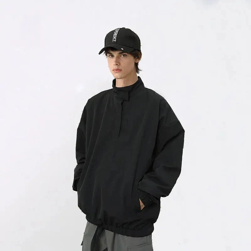 Caught Couture - Oasis Men's Lightweight Coat - Front View