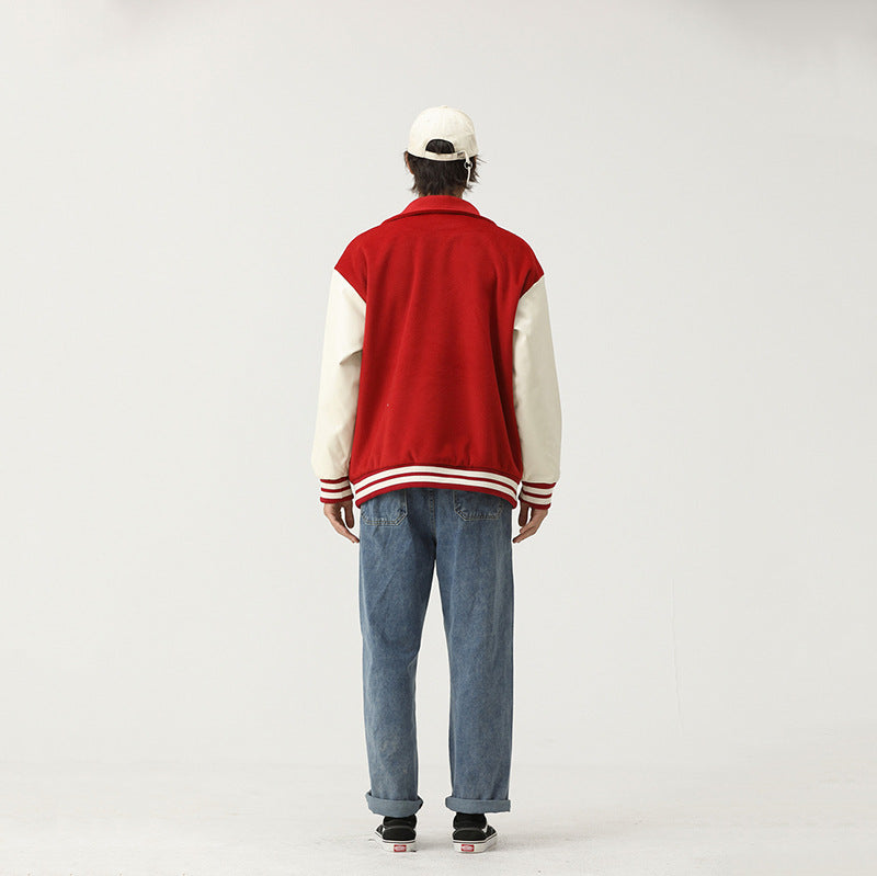 Caught Couture - Pioneer Men's Baseball Jacket - Detail View 2