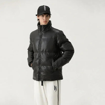 Caught Couture - Polar Men's Winter Coat - Front View
