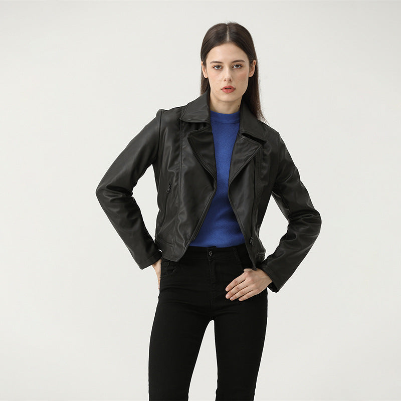 Caught Couture - Rider Women's Leather Jacket - Detail View 1