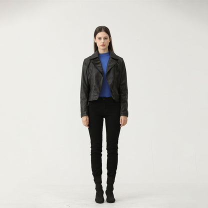 Caught Couture - Rider Women's Leather Jacket - Detail View 2