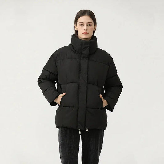 Caught Couture - Sierra Women's Cotton Coat - Front View