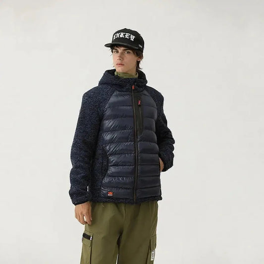 Caught Couture - Strider Men's Hooded Jacket - Front View