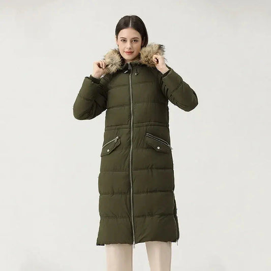 Caught Couture - Tundra Women's Parka Coat - Front View