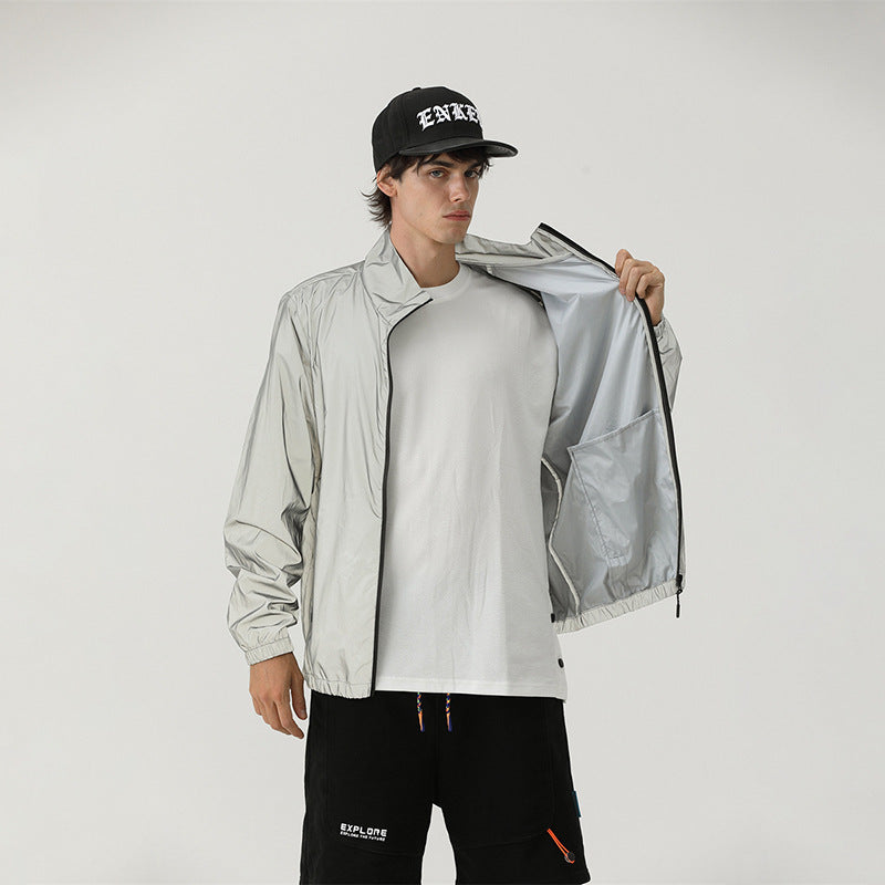 Caught Couture - Velocity Men's Cycling Windbreaker - Detail View 1