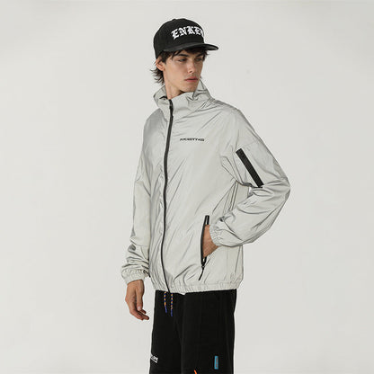 Caught Couture - Velocity Men's Cycling Windbreaker - Detail View 4