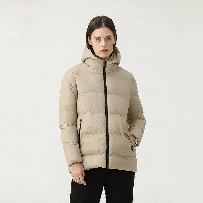 Caught Couture - Willow Women's Hooded Coat - Front View