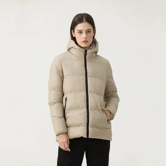 Imperial Style - Willow Women's Hooded Coat - Front View